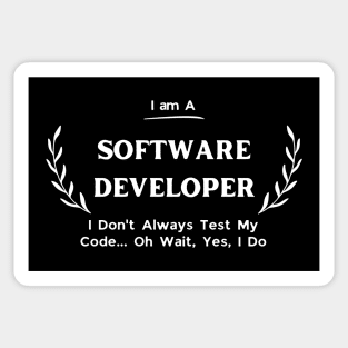 Proud Software Developer Tee - Embrace Expertise Sticker